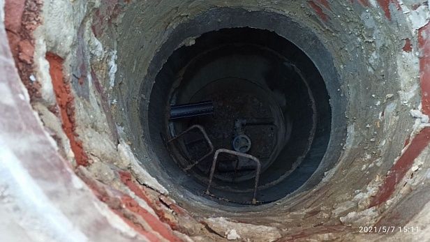 Провели без раскопок водопровод в частный дом, ПЭ 110 мм.