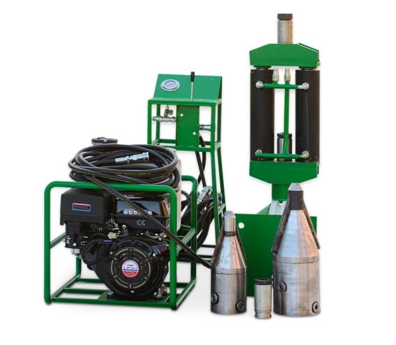 Тросовый разрушитель труб 30 тн (колодезный) с цанговыми зажимами